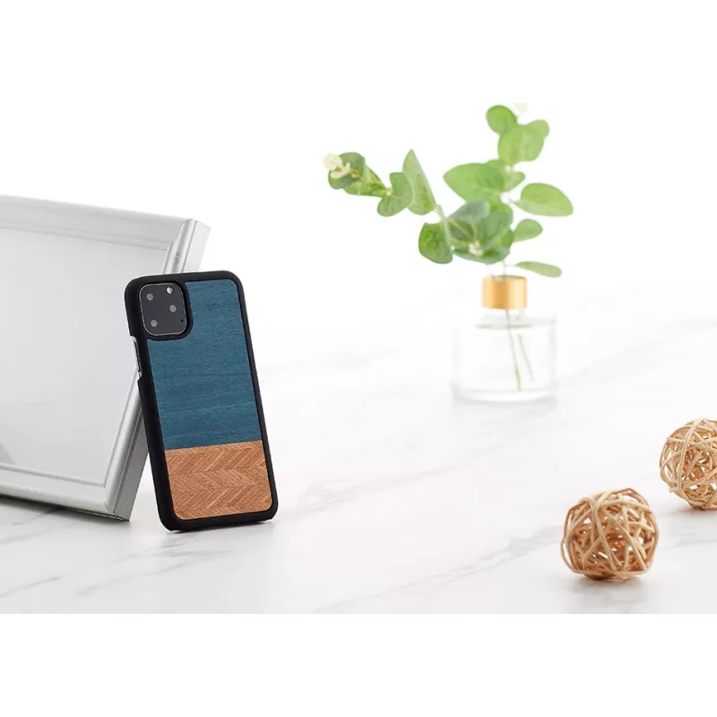 man and wood išmaniojo telefono dėklas, skirtas iPhone 11 Pro — džinsinė juoda
