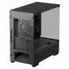 PC Midi Tower DeepCool CG380 3F — juoda, 235×437×451 mm, palaiko 2×120 mm šoninius + 1×120 mm galinį ventiliatorius, apatinis maitinimo blokas, 2,5 colio/3,5 colio HDD