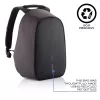 Kuprinė XDDESIGN Bobby Hero Small, apsaugota nuo vagystės, 11,5 l, planšetei iki 12,9 colio, PET/putplastis, juoda