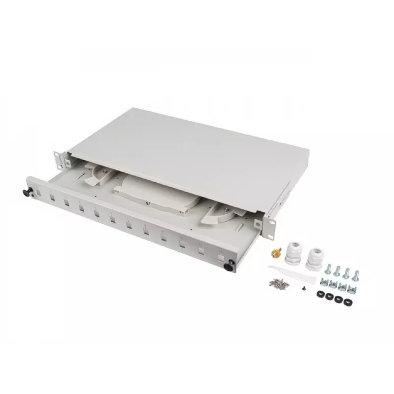 Patch panel Lanberg FOP1-12SS-LDS Pilka ABS Plienas 19 colių