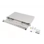 Patch panel Lanberg FOP1-12SS-LDS Pilka ABS Plienas 19 colių