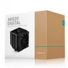 DeepCool AK620 DIGITAL procesoriaus oro aušintuvas 12 cm juodas 1 vnt.