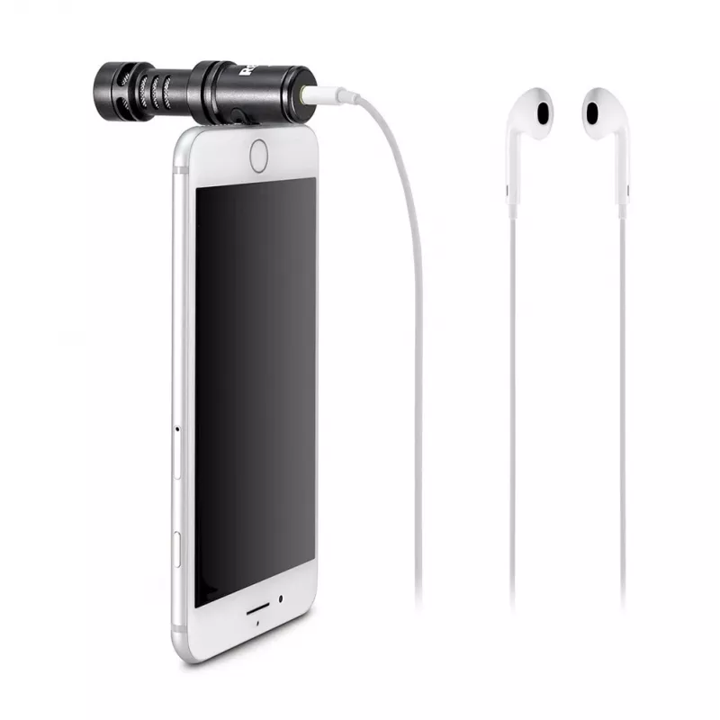RØDE VideoMic Me-L juodas išmaniojo telefono mikrofonas