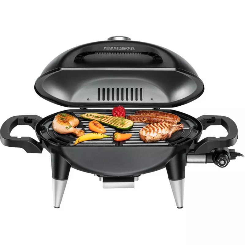 ROMMELSBACHER BBQ 4000, 2200 W, grilis, elektrinis, 300 °C, stalinis, rūdžių spalvos