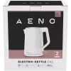 AENO elektrinis virdulys EK2: 1850-2200W, 1,5 l, Strix, dvigubos sienelės, neįkaistantis korpusas, automatinis išsijungimas, apsauga nuo perdegimo