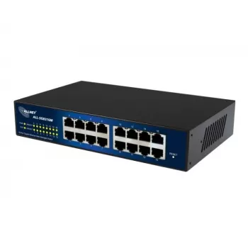 Valdomas komutatorius ALLNET 112534 L2 Gigabit Ethernet 16 prievadų 19U juodas