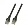 EFB-Elektronik RJ45 komutacinis kabelis Cat.5e SF/UTP PVC CCA juodas 0,5 m Gamintojas: EFB Elektronik (K5456.0,5)