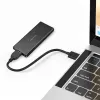 M.2 SATA SSD korpusas QOLTEC 51854 USB 3.0 be įrankių
