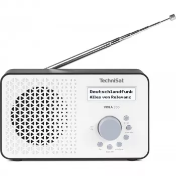 TV imtuvas TECHNISAT VIOLA 200 balta/juoda HD DVB‑S2