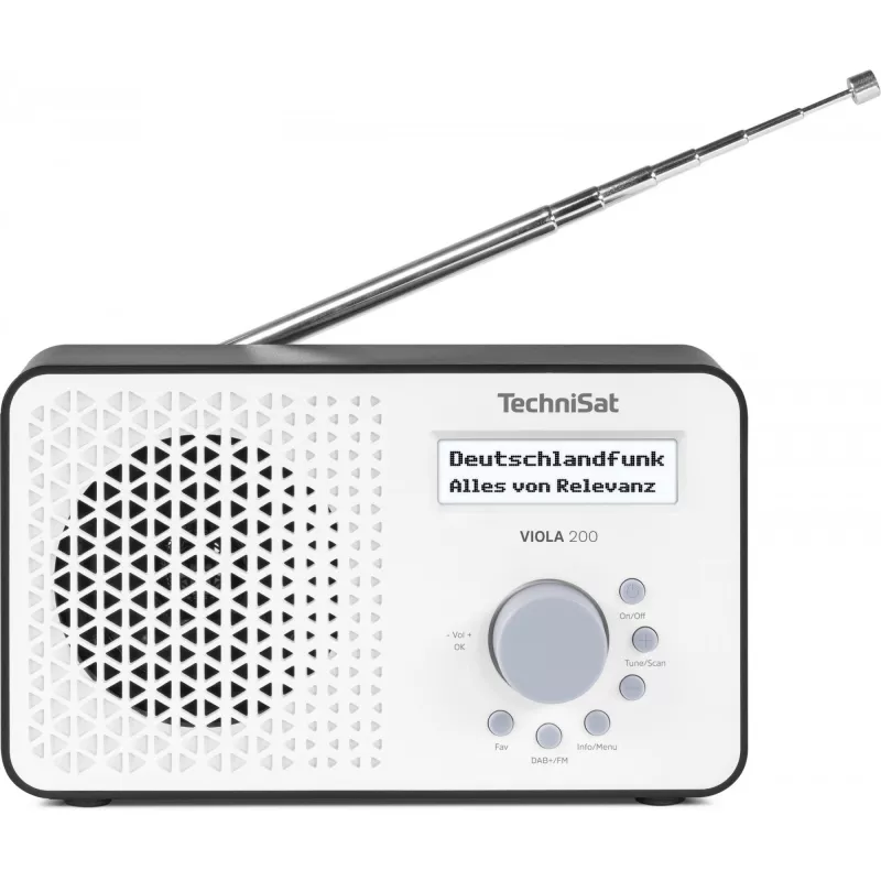 TV imtuvas TECHNISAT VIOLA 200 balta/juoda HD DVB‑S2