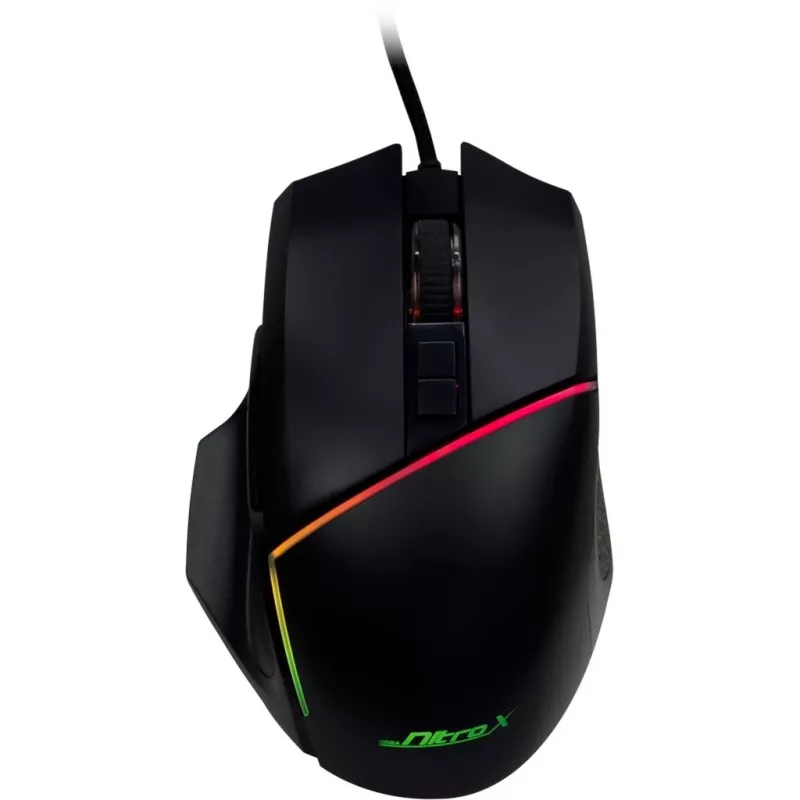 Inter-Tech GT-100 RGB pelė (dešiniarankiams) USB Type-A optinė 6400 DPI (88884111)