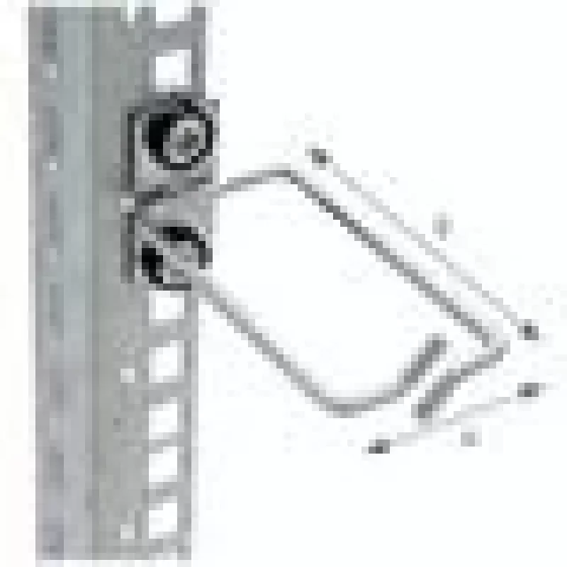 Kabelių tvarkymo žiedas Triton D1 80x80mm