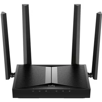Stalinis maršrutizatorius Cudy WR3600 Dviejų juostų „Wi‑Fi 7“ (802.11be), iki 2882 Mbps, 4× Gigabito LAN, 1× WAN, Juodas