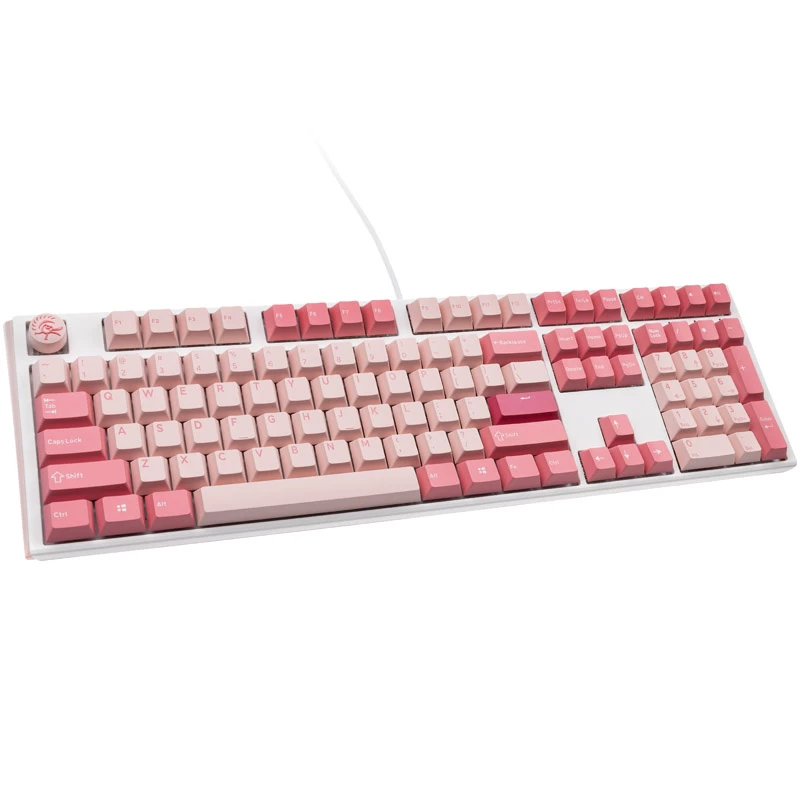 Ducky One 3 klaviatūra žaidimams USB QWERTY angliška rožinė