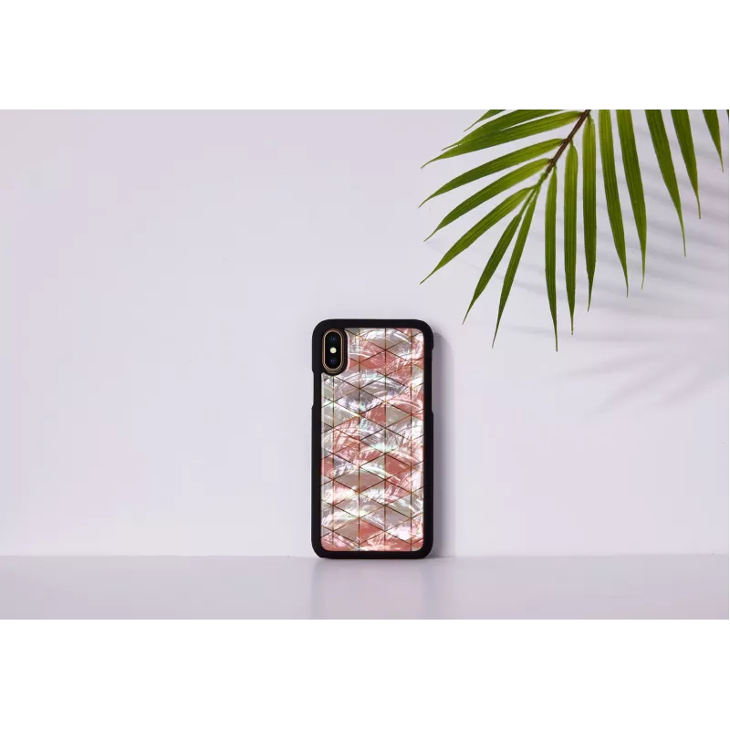 Apsauginis išmaniojo telefono dėklas iKins, skirtas iPhone XS / iPhone X, deimantinis raštas, juodas