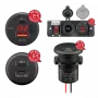 RAM Mounts Einbaucharger Bare Wire Ends 2x USB-C 18W (560009)