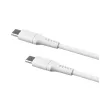 Fixed skysto silikono laidas FIXDLS-CC12-WH 60W baltas USB duomenų laidas