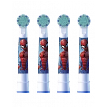 Oral-B EB10-4 Kids Spiderman keičiamieji šepetėlių antgaliai, 4 vnt.