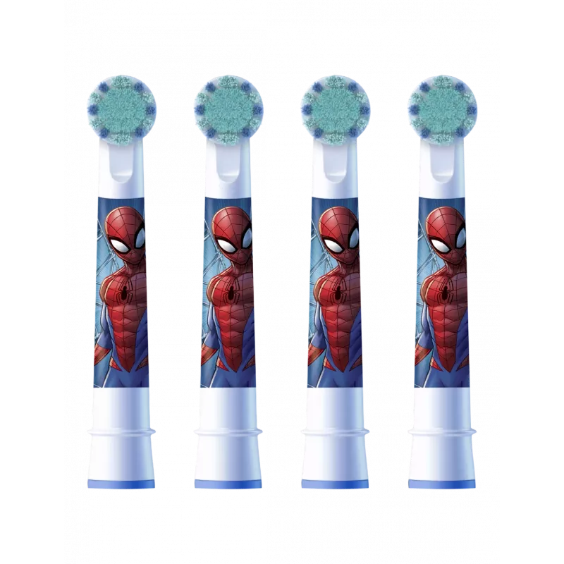 Oral-B EB10-4 Kids Spiderman keičiamieji šepetėlių antgaliai, 4 vnt.