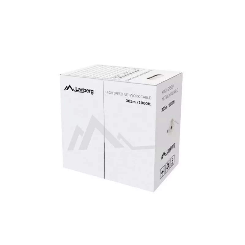 Tinklo kabelis Lanberg LCU5-12CU-0305-R U/UTP Cat5e 305 m raudonas