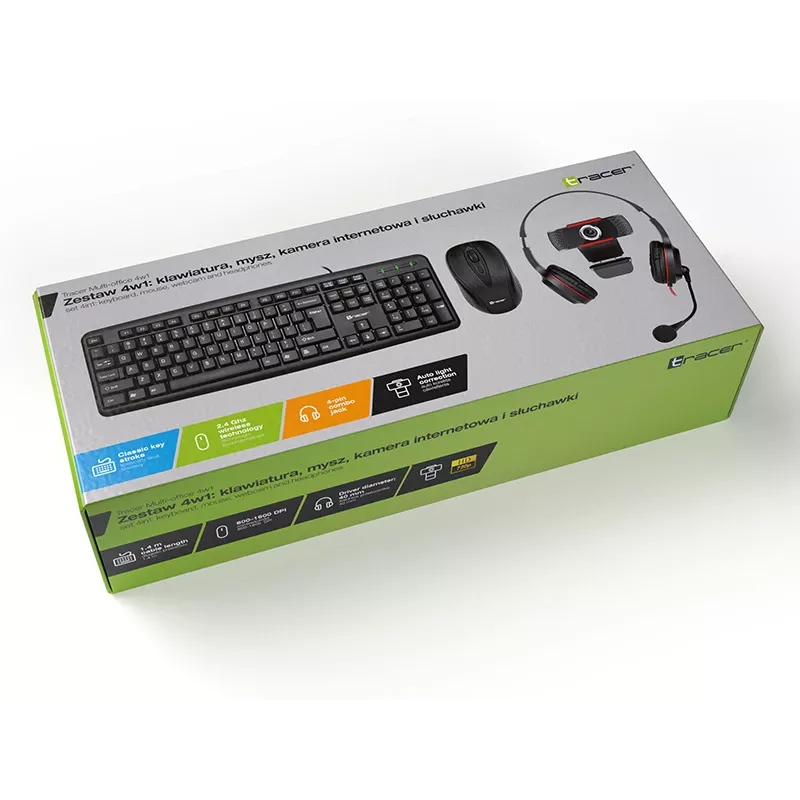 Belaidis 4-in-1 daugiafunkcis biuro spausdintuvas TRACER 46695 su USB jungtimi