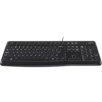 Logitech K120 klaviatūra USB QWERTY ispanų juoda (920-002499)