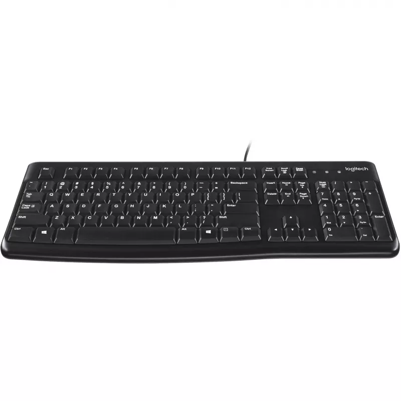 Logitech K120 klaviatūra USB QWERTY ispanų juoda (920-002499)
