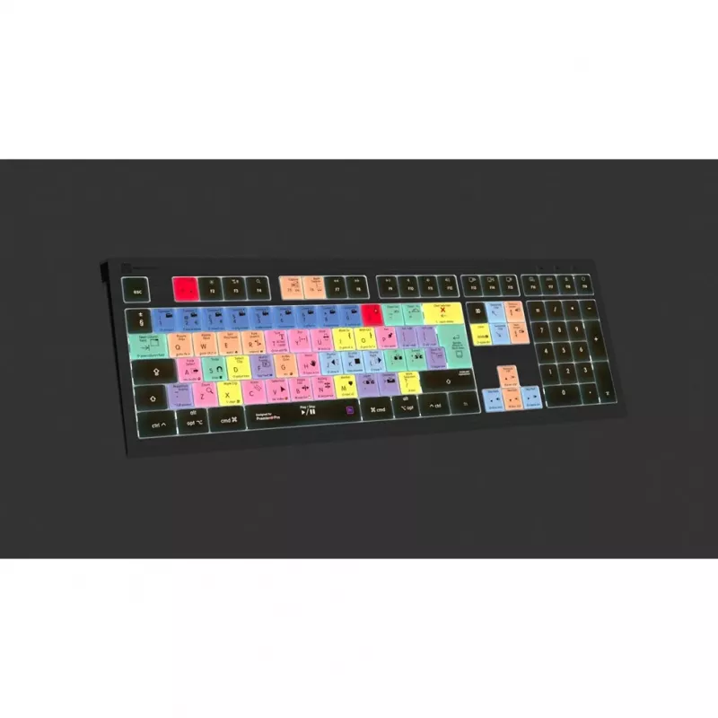 Logickeyboard LKB-PPROCC-A2M-UK klaviatūra USB QWERTY angliška juoda (LKB-PPROCC-A2M-UK)