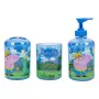 Vonios kambario rinkinys Peppa Pig 3369 — vonios reikmenų rinkinys su dozatoriumi ir laikikliu