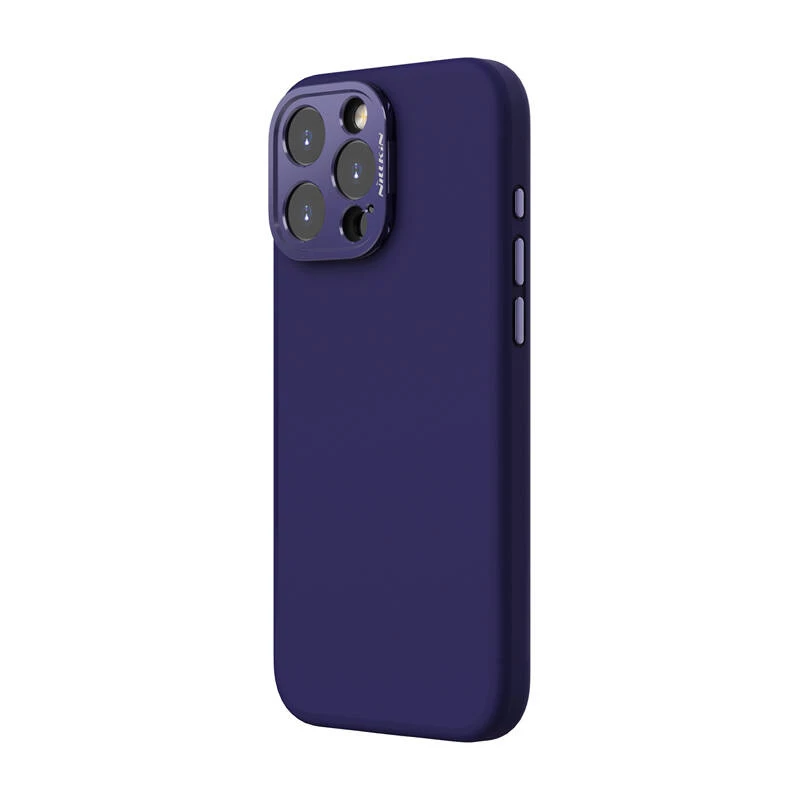 Telefono dėklas Nillkin LensWing Magnetic skirtas iPhone 16 Pro Max — violetinė, magnetinis tvirtinimas, tikslūs išpjovimai