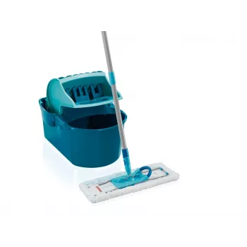 Leifheit 55092 šluota Microfibre 8000 ml Sauso ir šlapio valymo mikropluoštas Mėlyna, Pilka