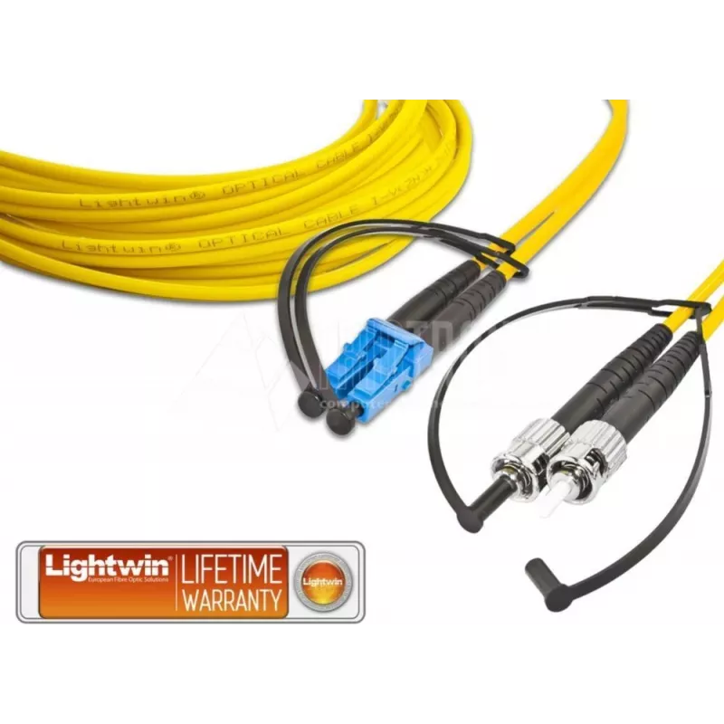 Lightwin LDP-09 LC-ST 5.0 Šviesolaidinis kabelis 5 m Geltonas (LDP-09 LC-ST 5.0)