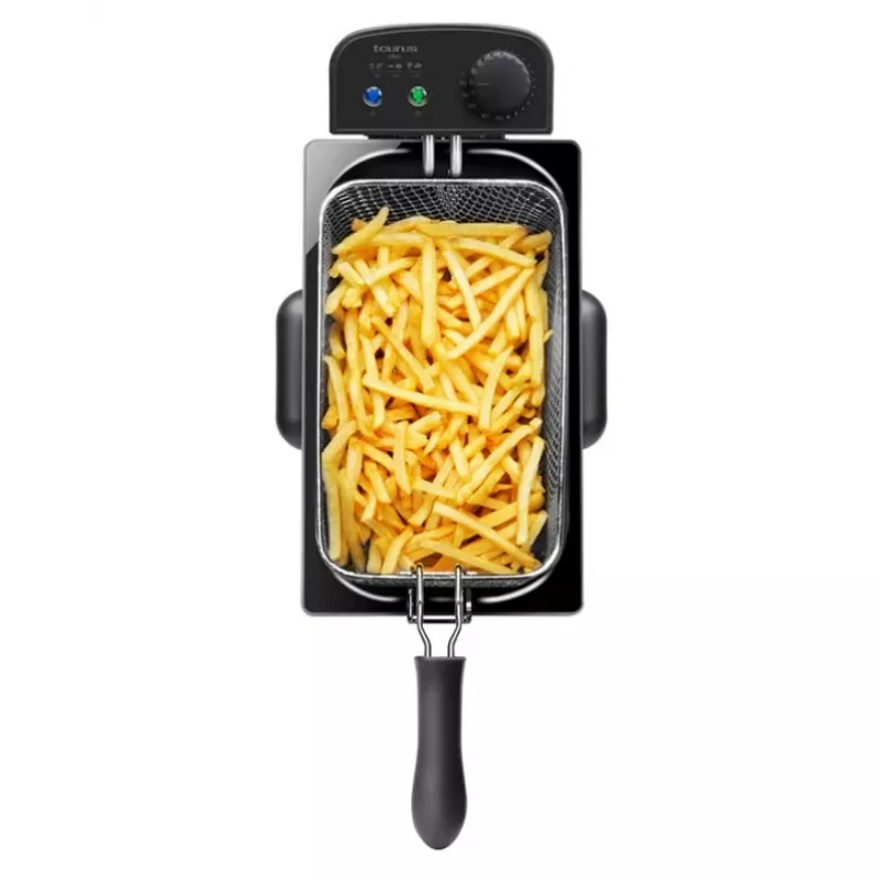 Giliai keptuvė Taurus Fry 3 Single — 3 L talpa, 2000 W, nerūdijantis plienas, reguliuojamas termostatas 150–190 °C