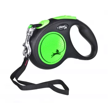 “FLEXI nauja Neon M” - išsitempiantis pavadėlis - 5 m