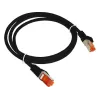 Alantec KKS6CZA0.5 Patch-cord F/UTP cat.6 PVC 0.5m juodas