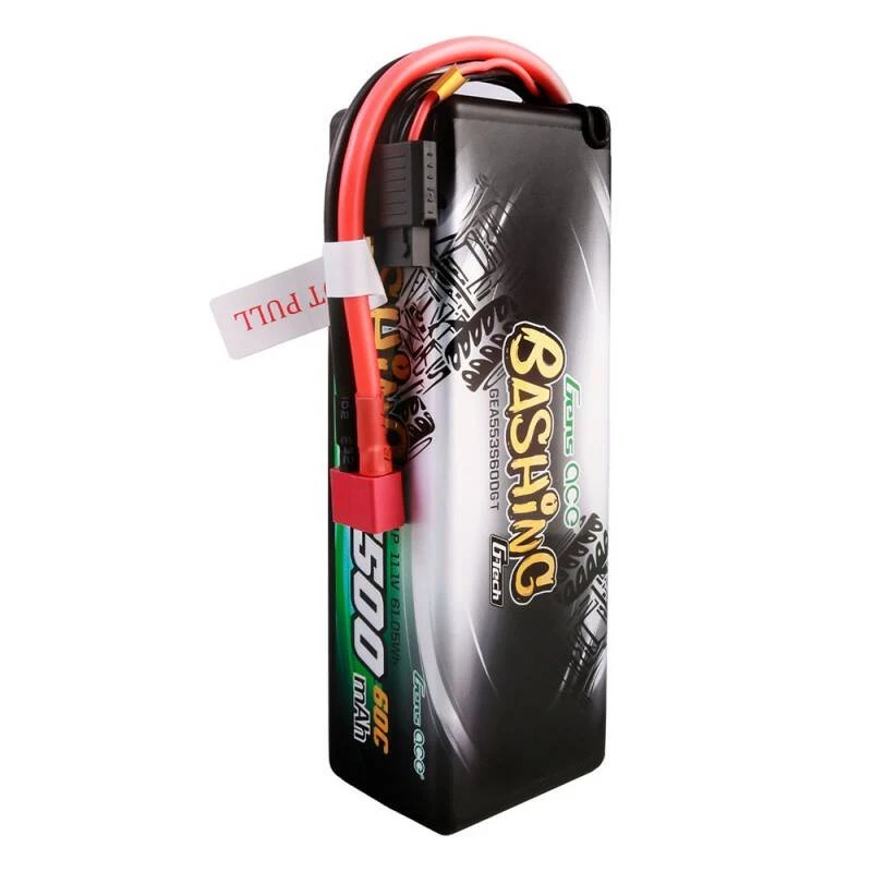 Gens ace G-Tech 5500mAh 11.1V 3S1P 60C HardCase 15# automobilio baterija