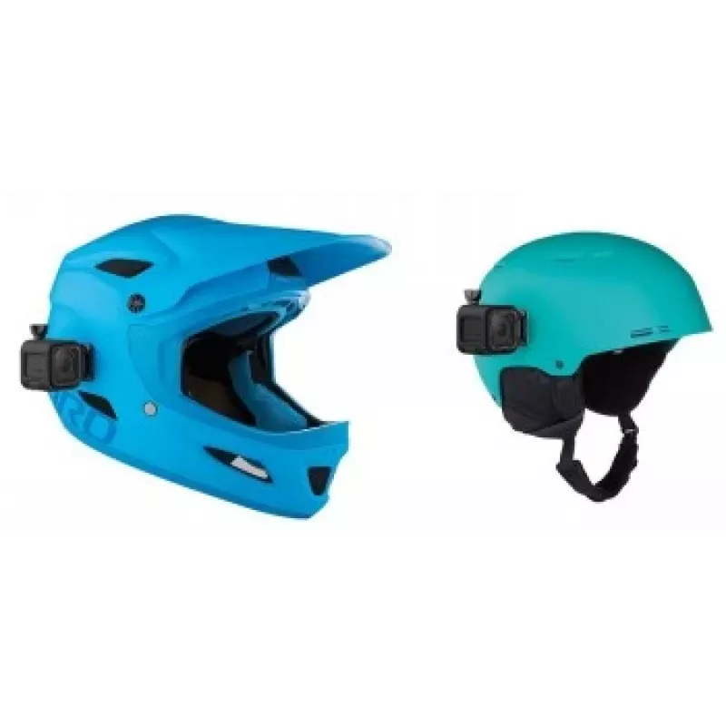 GoPro lenkti ir plokšti lipnūs laikikliai - atraminė sistema - lipnus tvirtinimas - skirti HD HERO, HERO+ LCD, HERO3, HERO4 Session, HERO6 Black, HERO7 Black, Silver, White