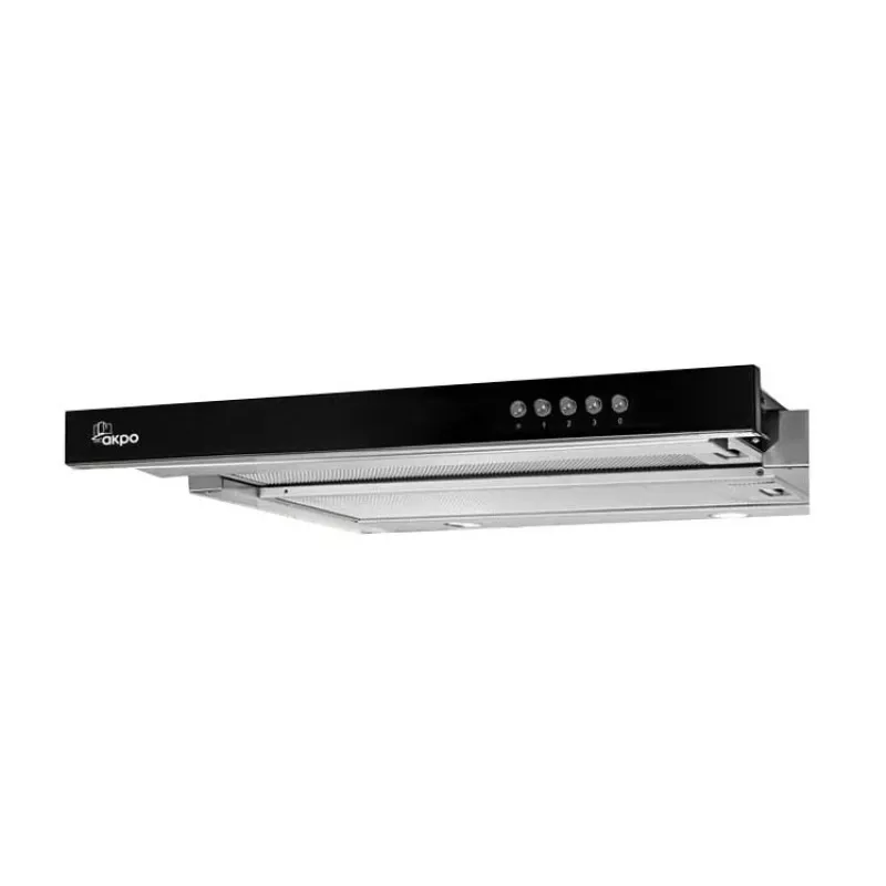 Akpo WK-7 Light Glass 50 po spintele montuojamas gartraukis, nerūdijantis plienas, juoda