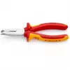 Knipex 13 46 165 kabelių nuėmiklis raudonas, geltonas