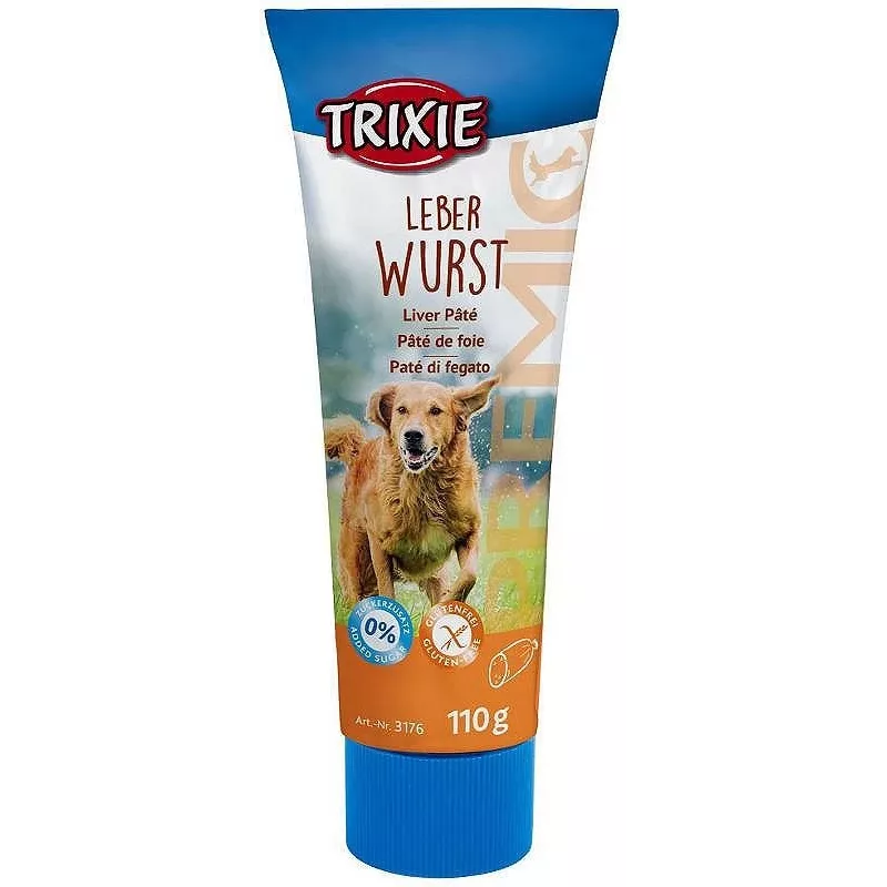 Trixie Treat TRIXIE 3176 110 g begliutenis, becukris paukštienos pastos skanėstas suaugusiems šunims, tūbelė