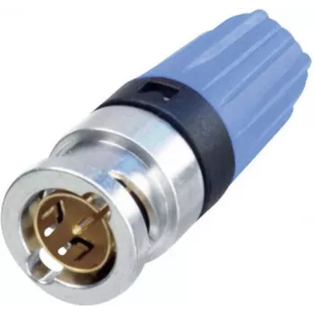 Neutrik BNC-Connector Plug, tiesus 75 NBNC75BLP9 1 vnt. (NBNC75BLP9)
