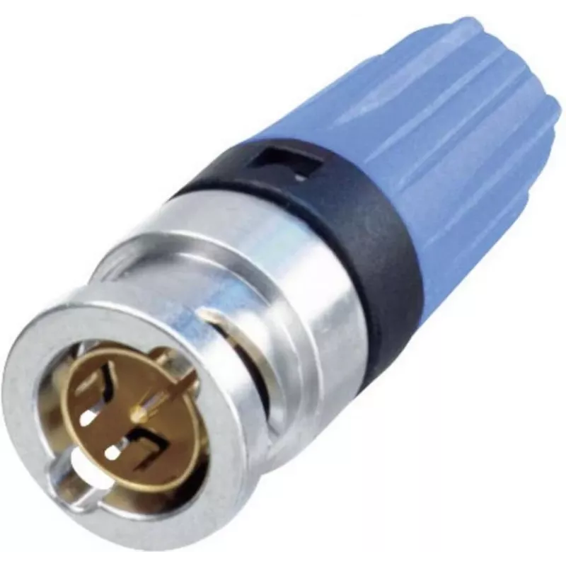 Neutrik BNC-Connector Plug, tiesus 75 NBNC75BLP9 1 vnt. (NBNC75BLP9)
