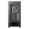 PC korpusas DeepCool CG580 4F Midi Tower — ATX/ITX/MicroATX, grūdintas stiklas, 3×120 mm + 1×120 mm ventiliatoriai, 2×3,5 col. ir 2×2,5 col., USB-A×2 USB-C×1, juodas