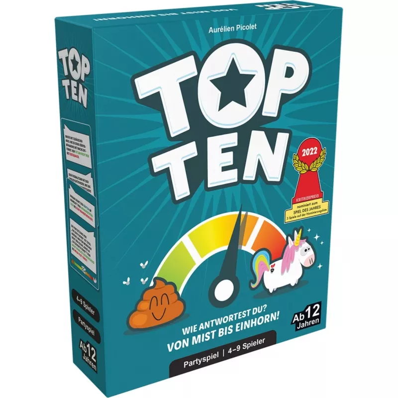 Top Ten šeimos žaidimas
