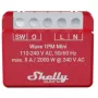 Shelly Qubino Wave 1PM Mini Z-Wave matavimo-perjungimo pavara raudona