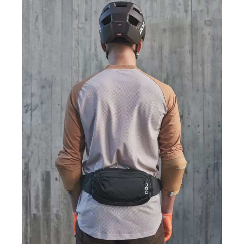 Juosmens krepšys POC Lamina Hip Pack, 2 l, juodas (Uranium Juoda), unisex