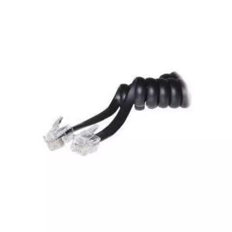 S/CONN 10m RJ10 juodas permatomas TC70135-10 ShiverPeaks