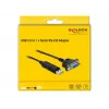 Serijinis laidas DeLOCK 66281 juodas 1,8 m RS-232 USB Type-A