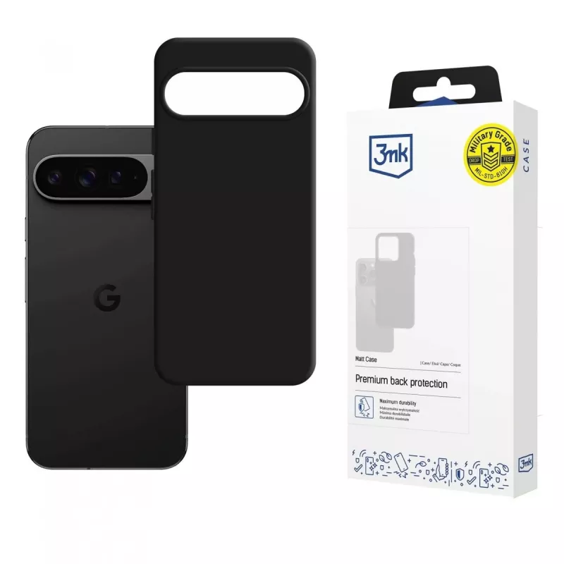 Apsauginis telefono dėklas 3MK Matt Case, skirtas Google Pixel 10 Pro XL – plonas, patvarus, matinės apdailos