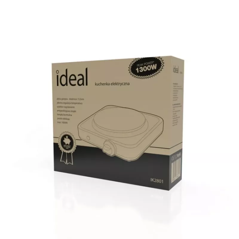 IDEAL 1 kaitvietės elektrinė viryklė, 1000 W